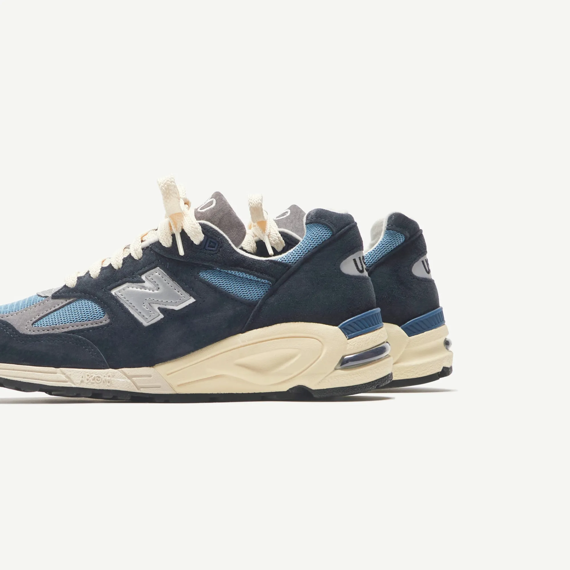 Sale New Balance Made In Usa 990Tb2 Navy / Light Blue/ Grey