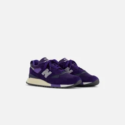 Cheap New Balance Made In Usa 998Te Dark Purple / Purple / Silver