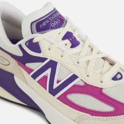 Online New Balance Made In Usa 990V6 White / Cream / Purple
