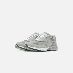 Discount New Balance Made In Usa 990V3 Grey / White