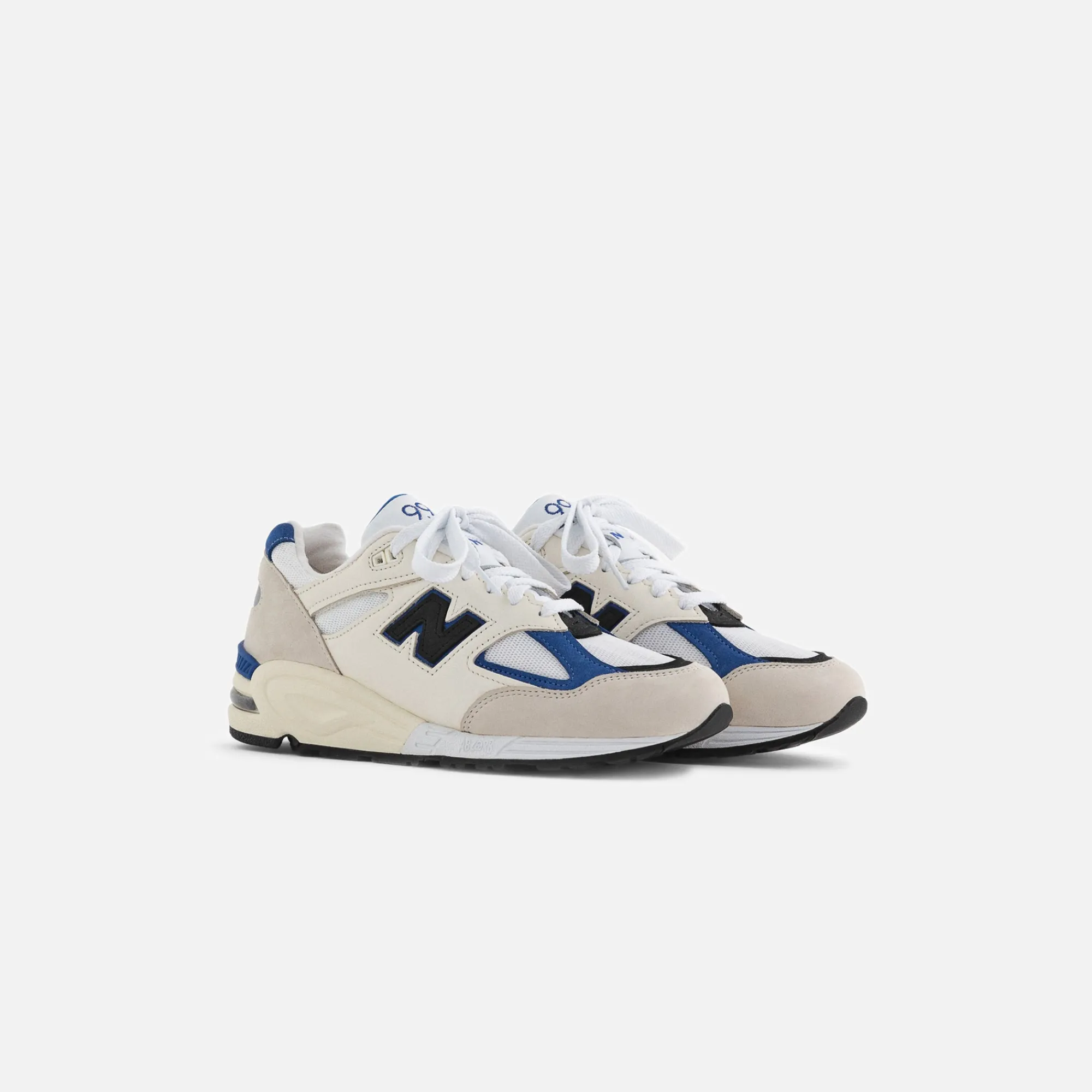 Shop New Balance Made In Usa 990V2 White / Blue