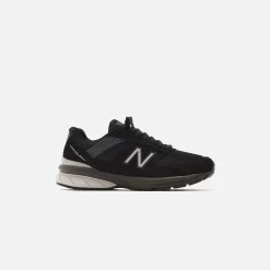 Discount New Balance Made In Usa 990V5 Black / Silver