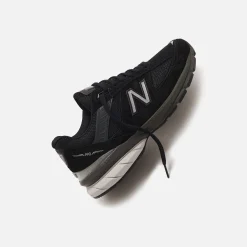 Discount New Balance Made In Usa 990V5 Black / Silver