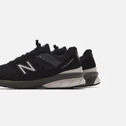 Discount New Balance Made In Usa 990V5 Black / Silver
