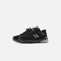 Fashion New Balance Made In Usa Wmns 990V5 Black / Silver