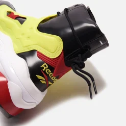 Best Sale Margiela Maisonx Reebok Pump Tabi Boot Black / Yellow Matt