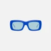 Online The Attico Marfa Frames Electric Blue / Blue Lens