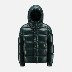 Shop Moncler Mens Maya 70 Jacket Forest Green