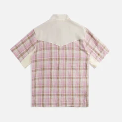 Sale Nicholas Daley Mento Shirt Pink / Ivory Check