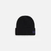 New Needles Merino Wool Watch Cap Black