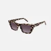 Outlet Saint Laurent Mica Beige / Violet