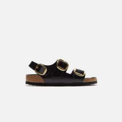 Best Sale Birkenstock Milano Big Buckle Black