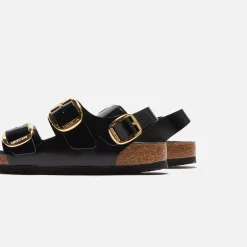 Best Sale Birkenstock Milano Big Buckle Black