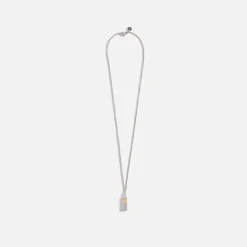 Flash Sale Tom Wood Minced Cube Pendant Silver / Gold