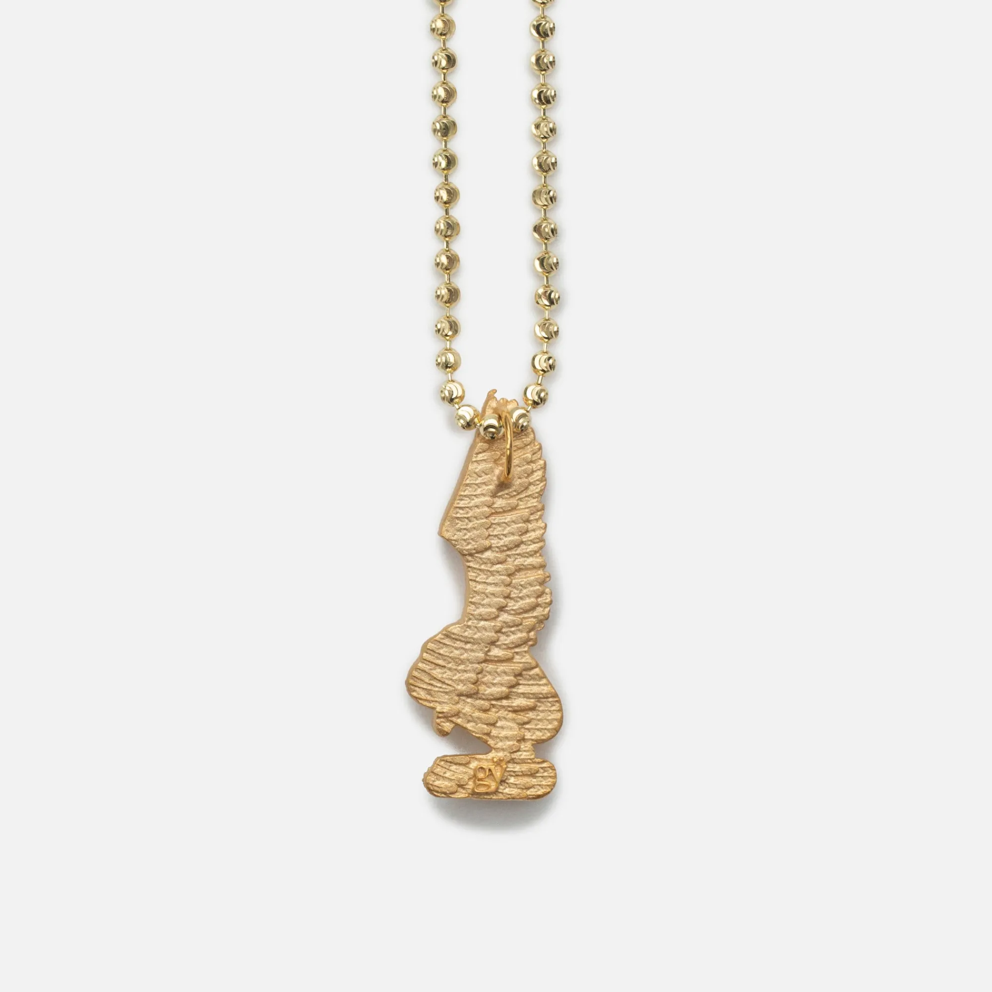 Clearance Greg Yuna Mini Broken Angel Pendant Necklace Yellow Gold