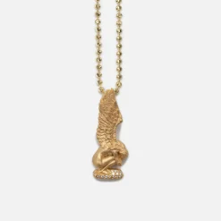 Best Sale Greg Yuna Mini Broken Angel Pendant Necklace Yellow Gold