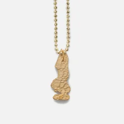 Best Sale Greg Yuna Mini Broken Angel Pendant Necklace Yellow Gold
