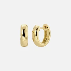 Cheap Isa Grutman Mini Huggie Hoops 14K Gold Yellow Gold
