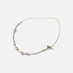 Cheap Faris Mini Mare Necklace Gold