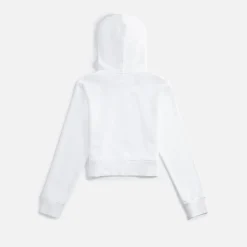 Discount Palm Angels Mirage Fitted Hoodie Off White / Light Grey