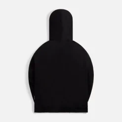 Cheap Palm Angels Monogram Statement Hoodie Black / Off White