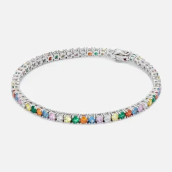 Clearance Hatton Labs Multi Tennis Bracelet Silver / Multi