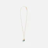 Store Ambush Mushroom Charm Necklace Gold Multi