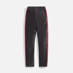 Cheap Needles Narrow Track Pant Velour Charcoal