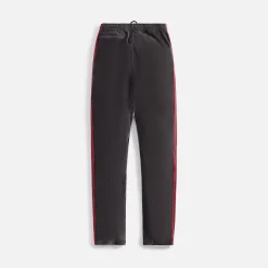 Cheap Needles Narrow Track Pant Velour Charcoal