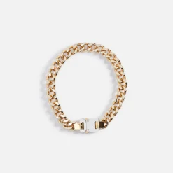 Clearance 1017 Alyx 9SM Necklace With Buckle Shiny Gold