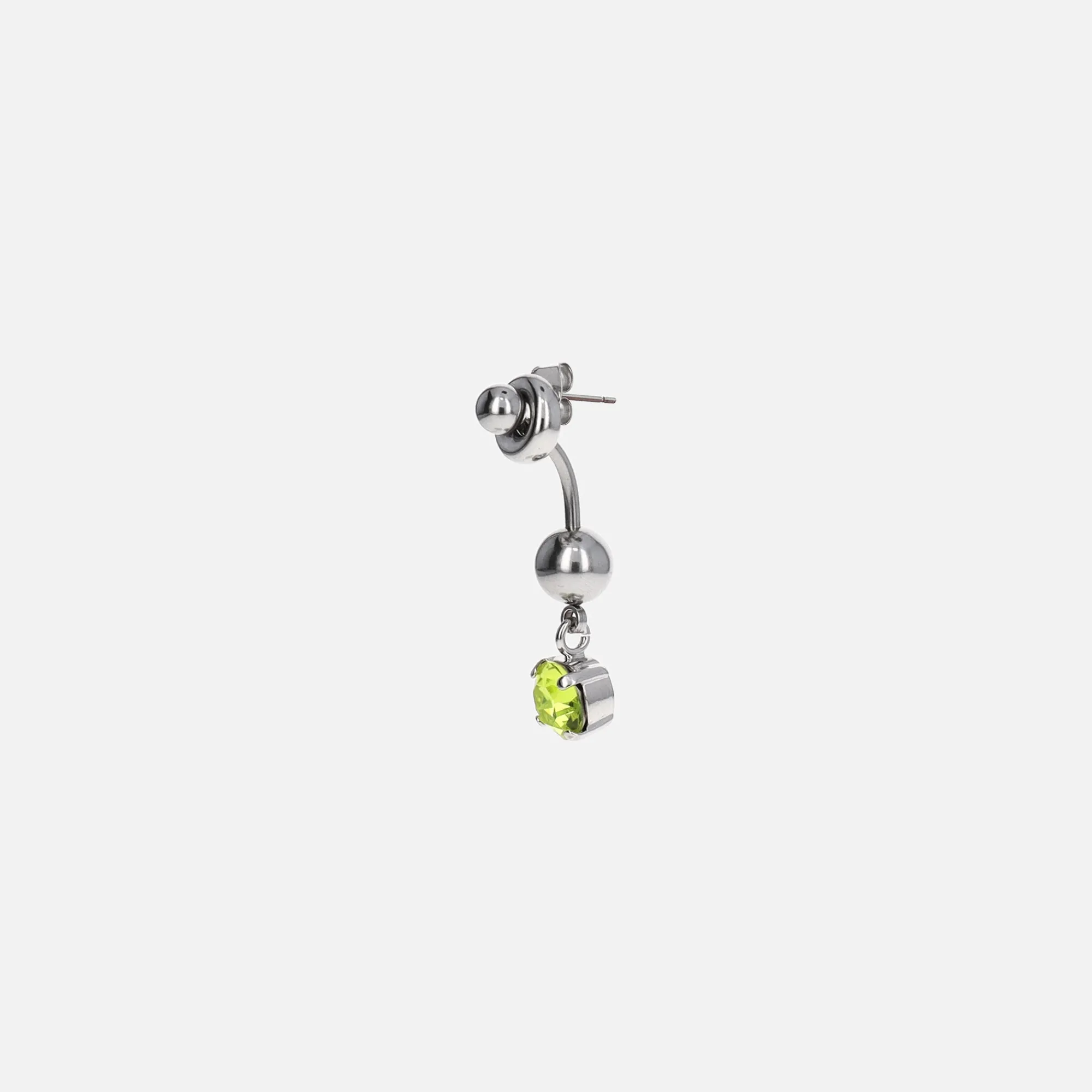 Shop Justine Clenquet Neil Earring Acid Green