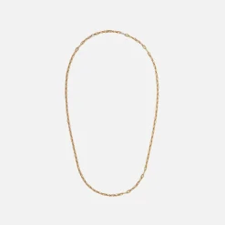 Fashion Maor Neo 4Mm Necklace In Yellow And White Diamonds Gold