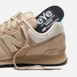 Clearance CDG Pocket New Balance X Junya Watanabe 574 Pig Suede Nubuck Beige