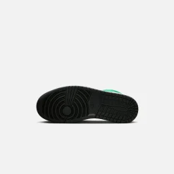 Cheap Jordan Nike Air1 Mid Lucky Green / Black / White