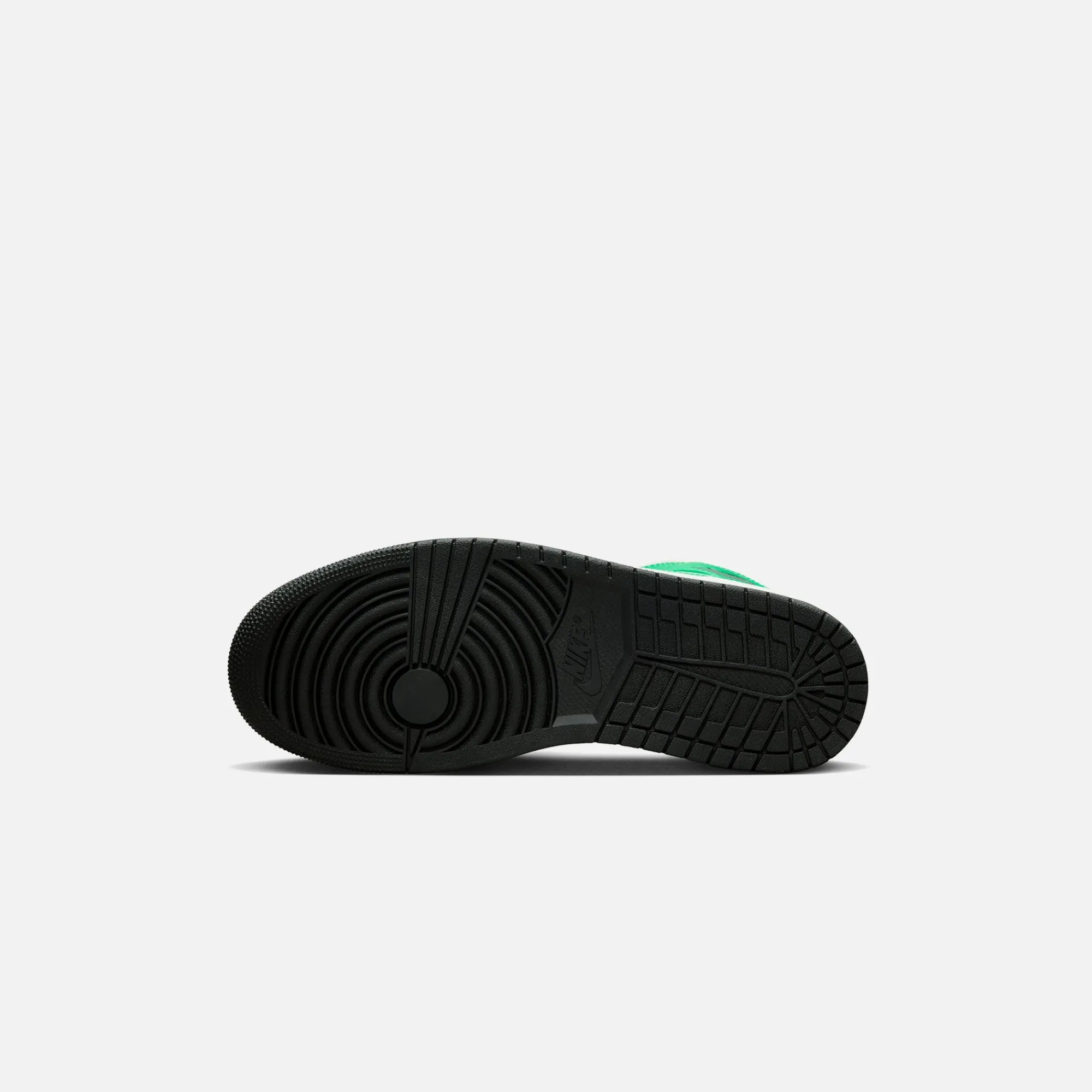 Cheap Jordan Nike Air1 Mid Lucky Green / Black / White
