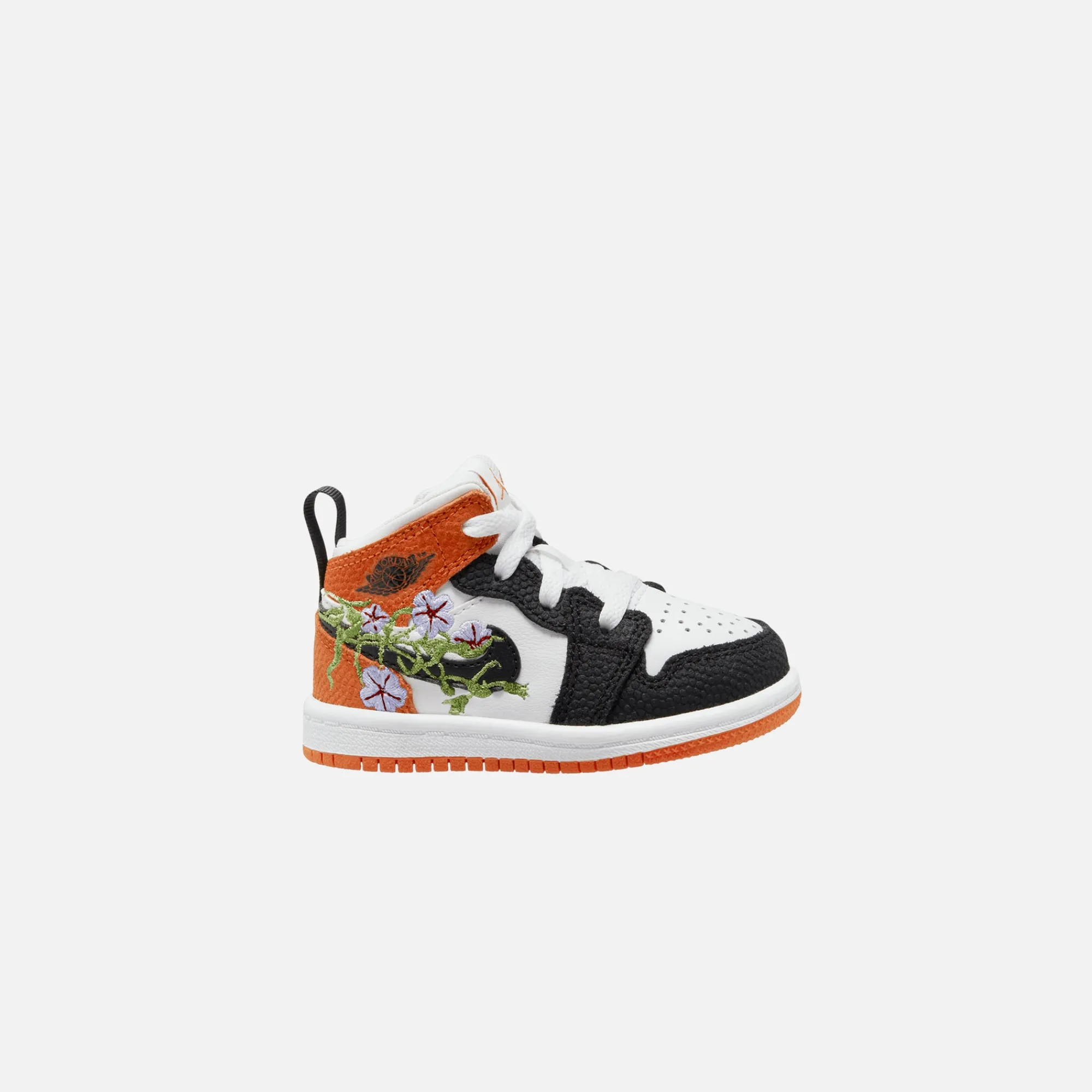 New Jordan Nike Air1 Mid Se White / Black / Starfish / Vivid Green