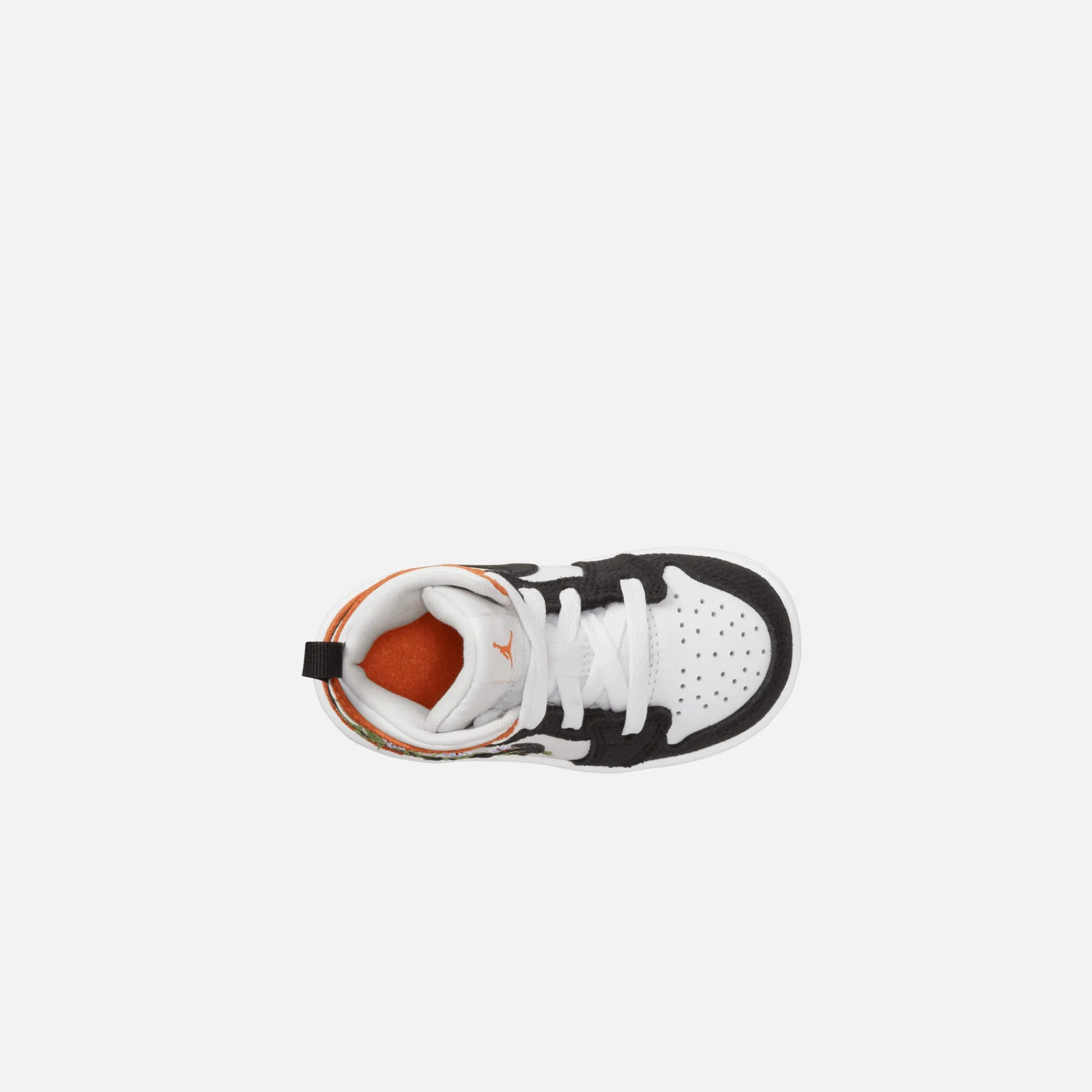 New Jordan Nike Air1 Mid Se White / Black / Starfish / Vivid Green