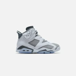 Cheap Jordan Nike Air6 Retro White / Medium Grey / Cool Grey