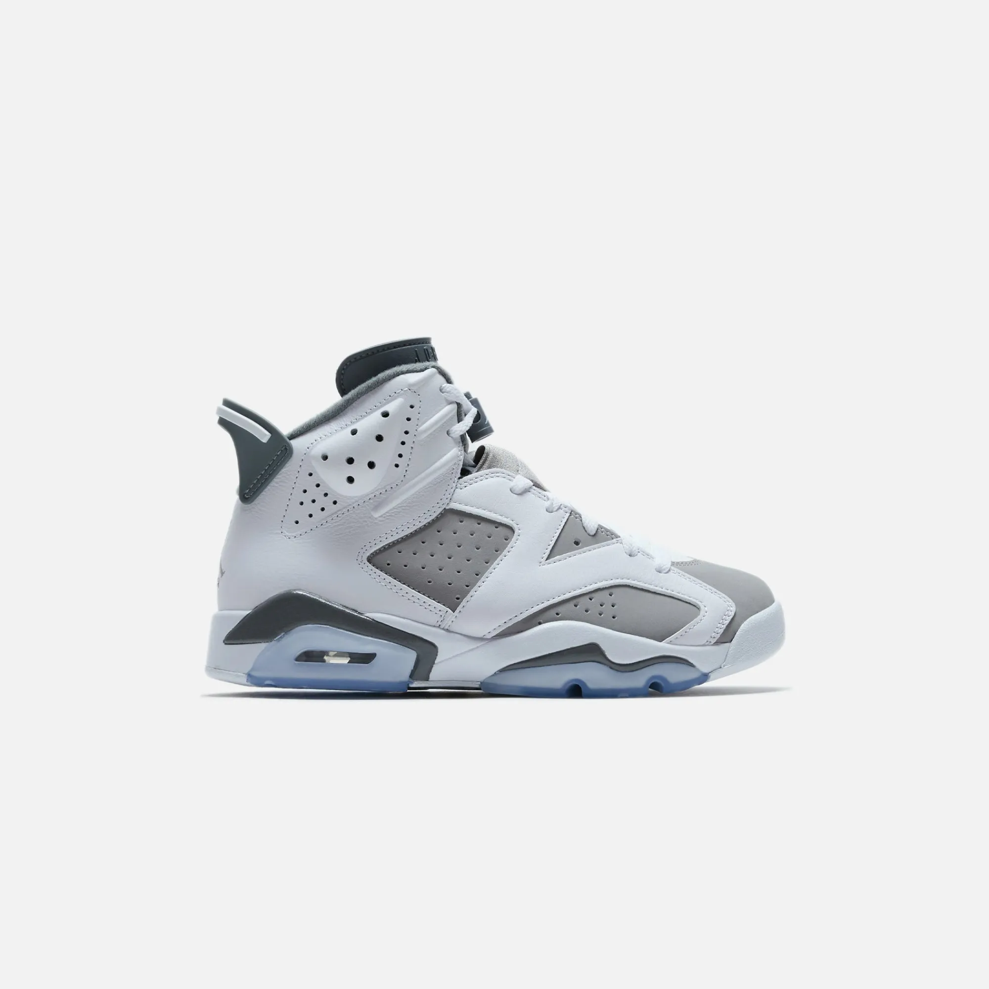 Cheap Jordan Nike Air6 Retro White / Medium Grey / Cool Grey