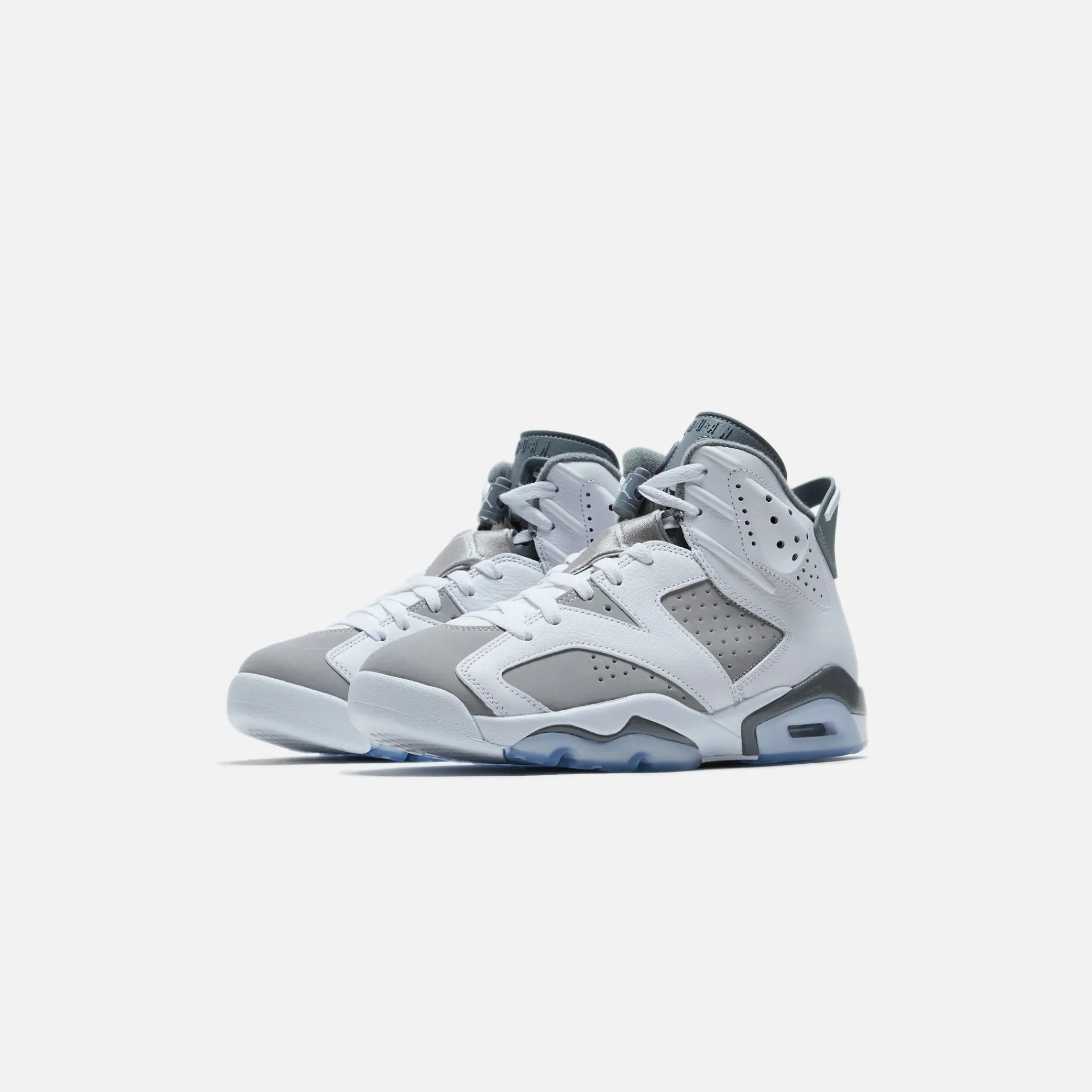 Cheap Jordan Nike Air6 Retro White / Medium Grey / Cool Grey