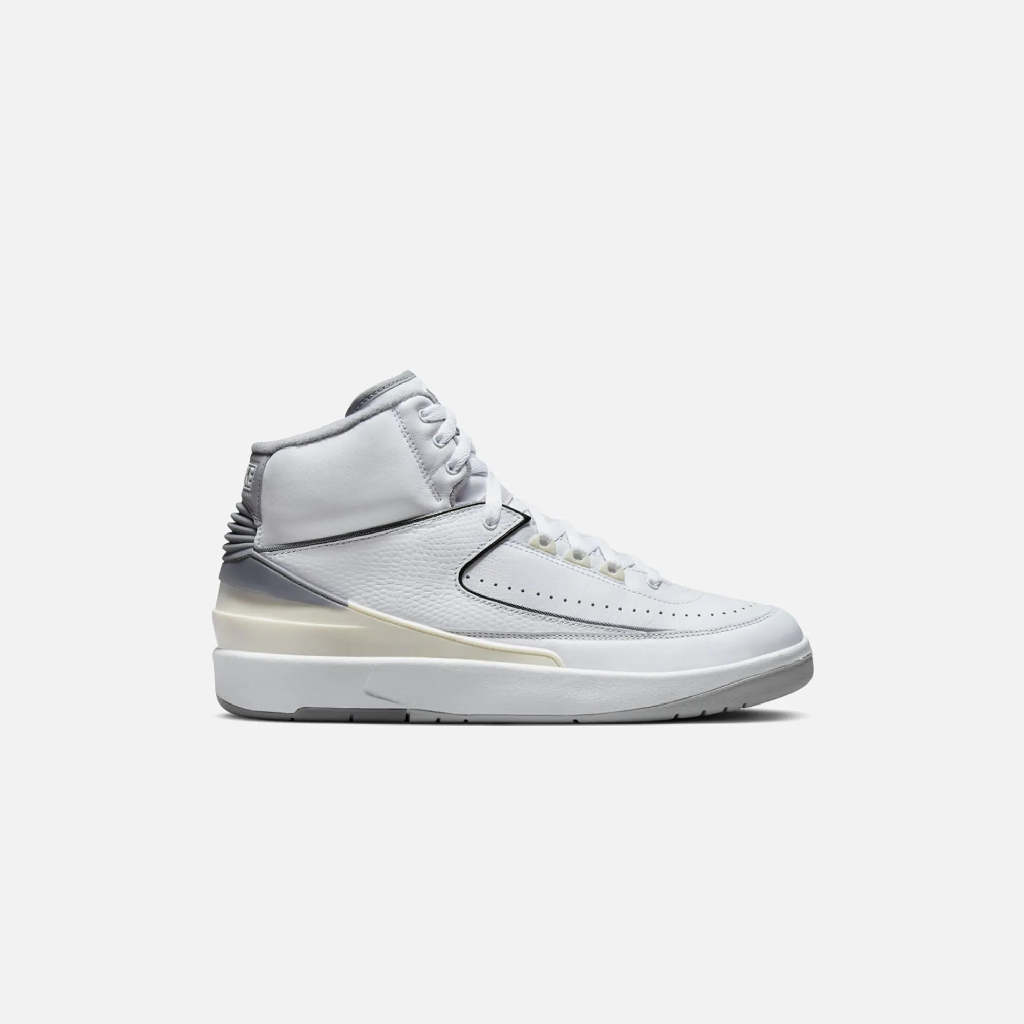 Best Sale Jordan Nike Air2 Retro White / Cement Grey / Sail / Black