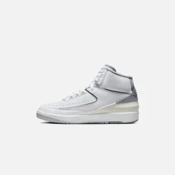Best Sale Jordan Nike Air2 Retro White / Cement Grey / Sail / Black