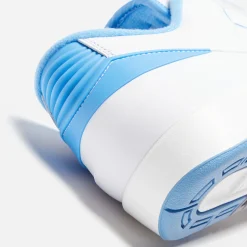 Shop Jordan Nike Air2 Retro Low White / University Blue / Cement Grey
