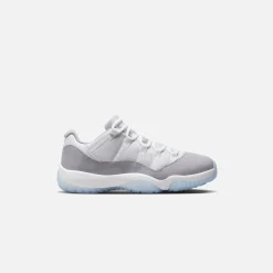 Best Jordan Nike Air11 Retro Low Cement Grey White / Cement Grey / University Blue