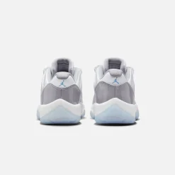 Best Jordan Nike Air11 Retro Low Cement Grey White / Cement Grey / University Blue