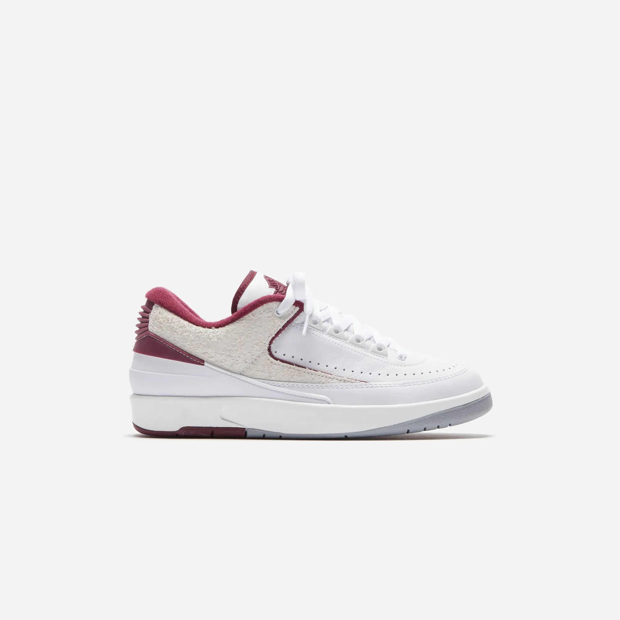 Clearance Jordan Nike Air2 Retro Low -White / Cherrywood