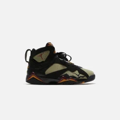 Cheap Jordan Nike Air7 Retro Se Black / Cherrywood Red / Neutral Olive / Chutney