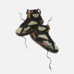 Cheap Jordan Nike Air7 Retro Se Black / Cherrywood Red / Neutral Olive / Chutney