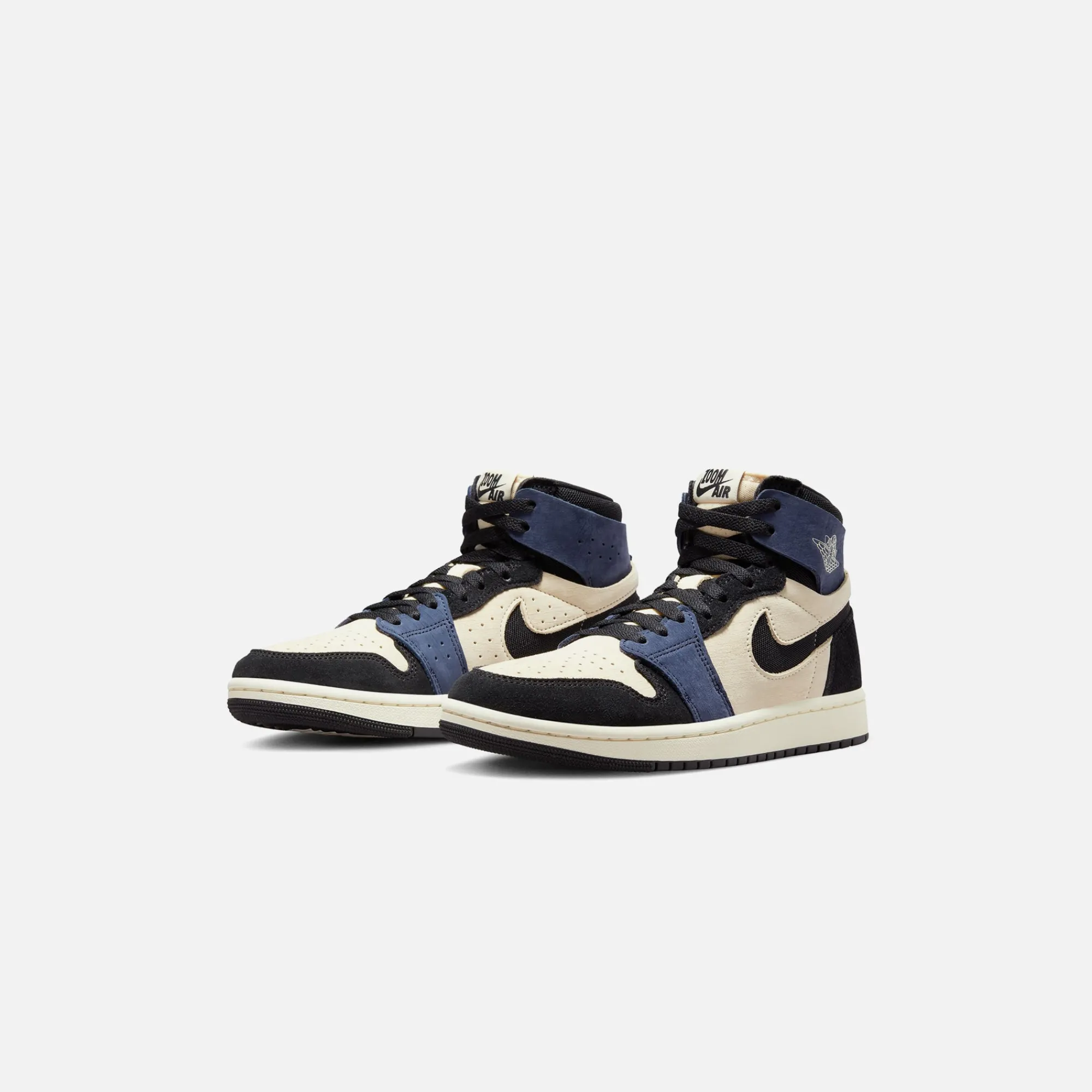 Best Jordan Nike Air1 Zoom Air Cmft 2 Muslin / Black / Blackened Blue