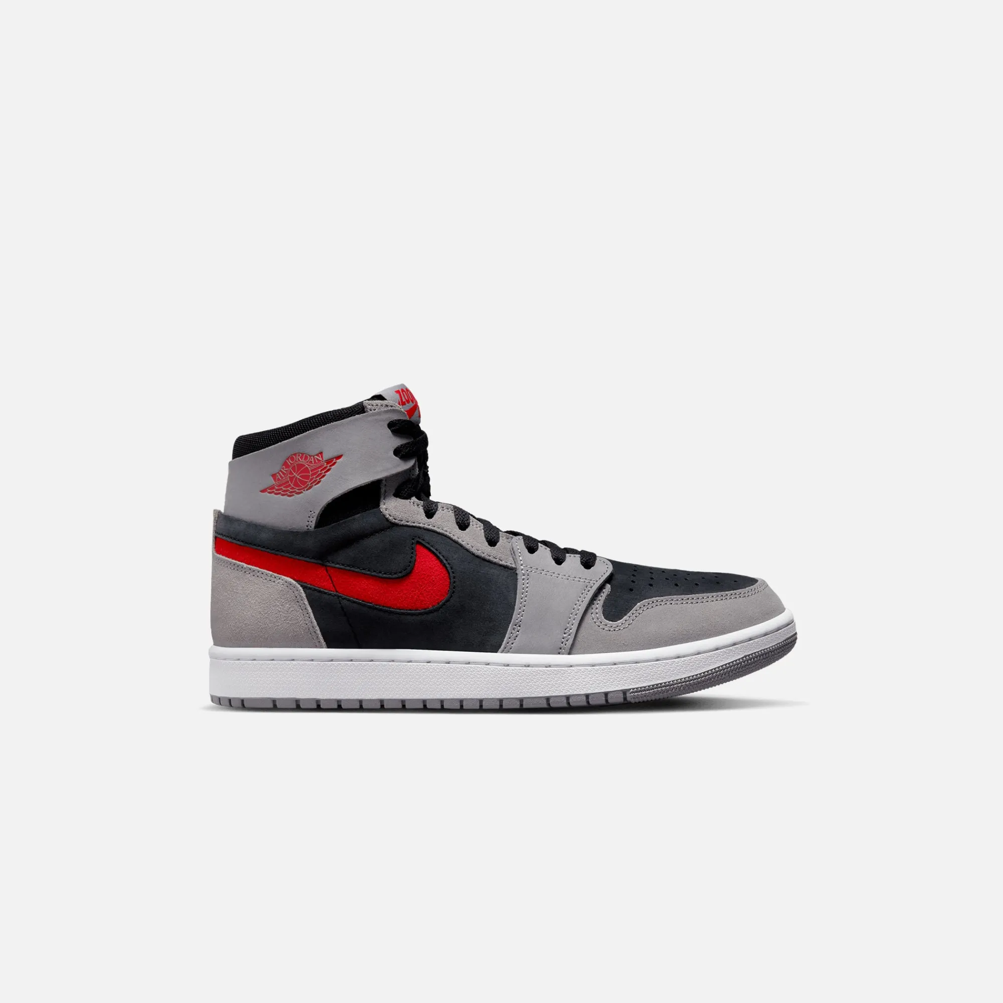 Clearance Jordan Nike Air1 Zoom Comfort 2 Black / Fire Red / Cement